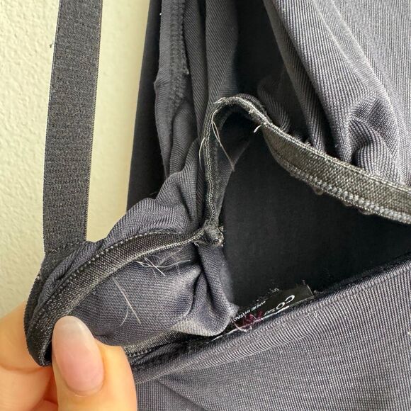 Cosabella Amore Women’s Classic Black Nightie Chemise Mini Cami Slip Dress Large - Picture 12 of 12